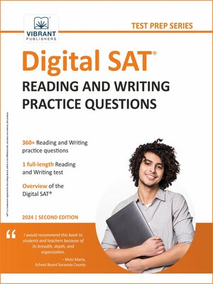 cover image of Digital SAT Reading and Writing Practice Questions